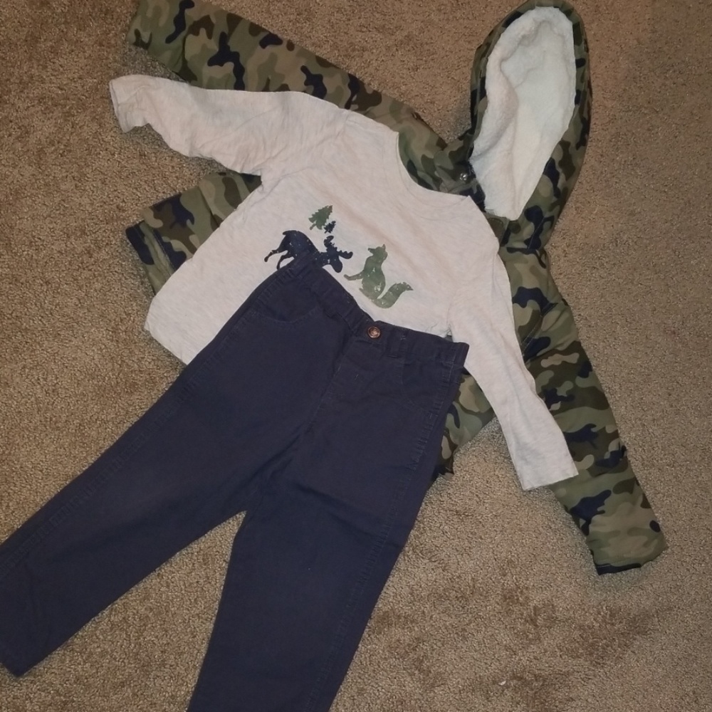 Little Me•three-piece set